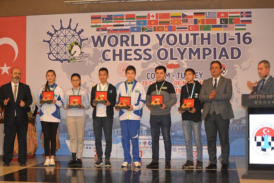 Turkey wins FIDE World Youth U-16 Chess Olympiad 2022