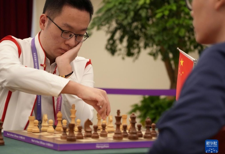 China National Chess Team enters Hangzhou Qi-Yuan (Zhili) Chess Hall, Ding  Liren hopes to win champion at Asian Games_The 19th Asian Games Hangzhou