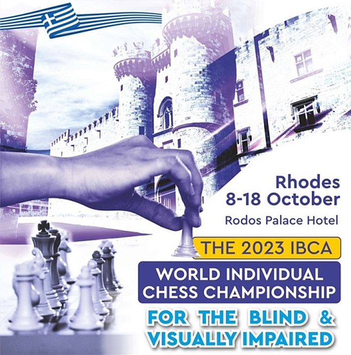 World Chess Championship for the Blind starts on October 08 in Rhodes