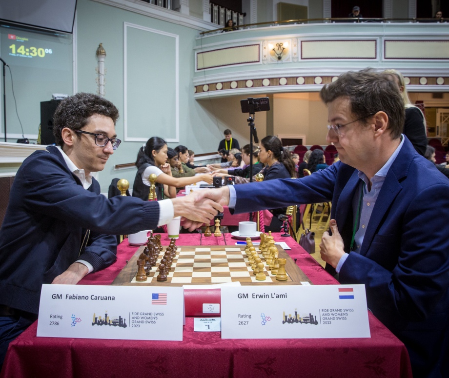 Fabiano, Arjun Fight For Top Spot! Can Muzychuk & Zhongyi Keep Winning?  FIDE Grand Swiss 2023 Rd 4 