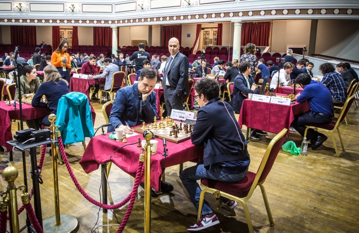 FIDE  Grand Swiss: 7 Players Lead As Caruana Escapes 