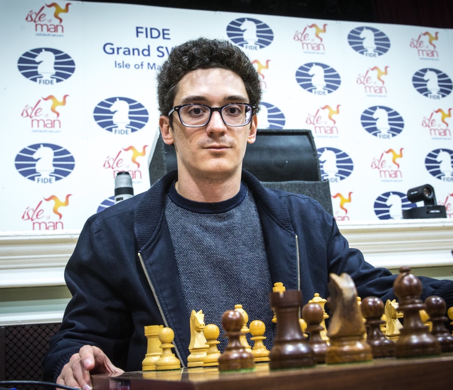 Caruana misses a Tal-like combination, but still wins in Round 8 of FIDE Grand Swiss