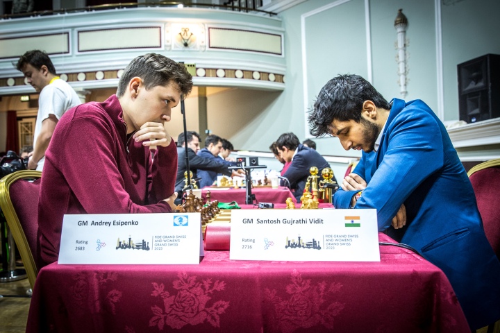 Caruana vs. Niemann Grand Swiss 2023 