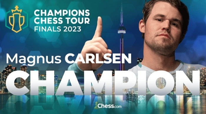 Chess grandmaster Magnus Carlsen awarded NFT trophy after