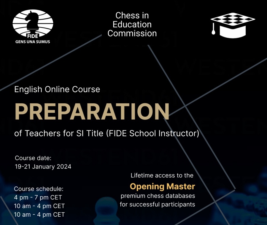 14th "Preparation of Teachers" course announced