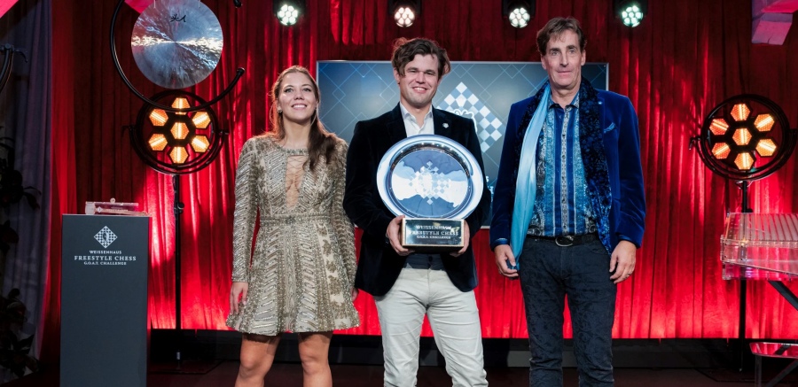Magnus Carlsen wins Freestyle Chess G.O.A.T. Challenge