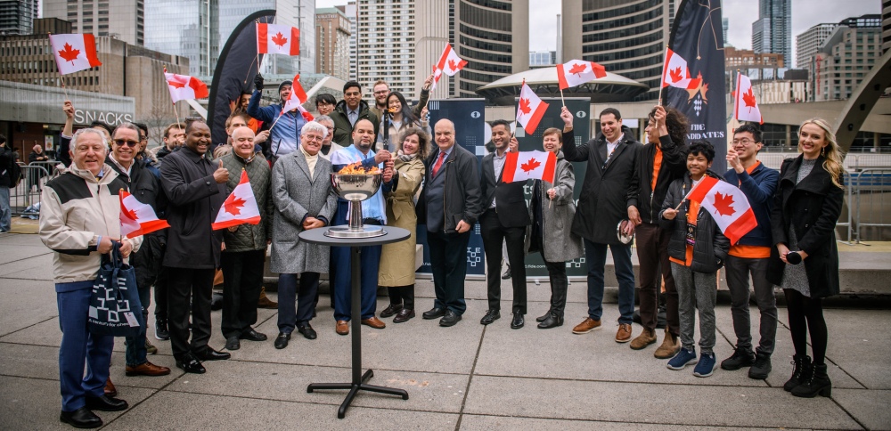 FIDE100 torch relay celebrated in Canada