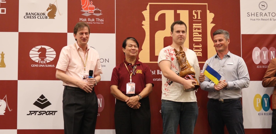 Vitaliy Bernadskiy wins 21st Bangkok Chess Club Open