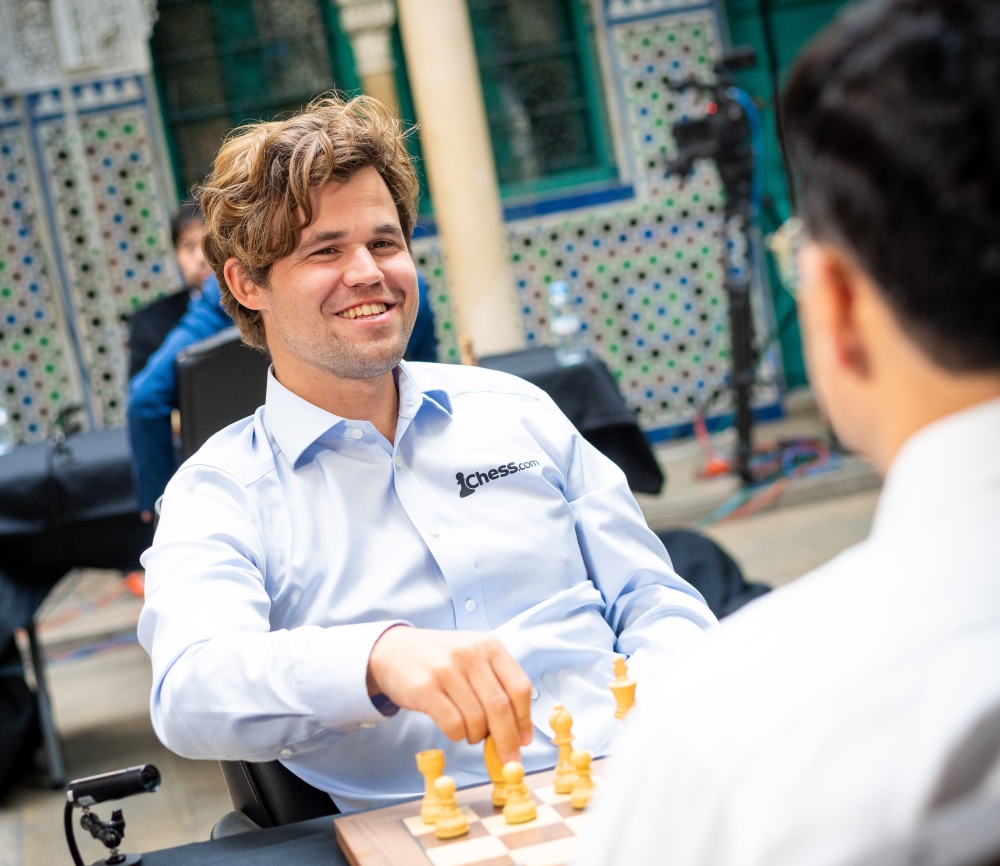 Casablanca Chess: Carlsen takes the lead on Day 1