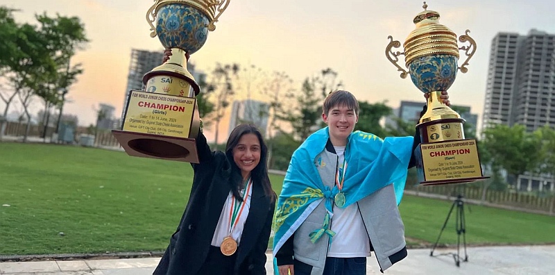 Nogerbek Kazybek and Divya Deshmukh triumph at Word Junior Championship 2024