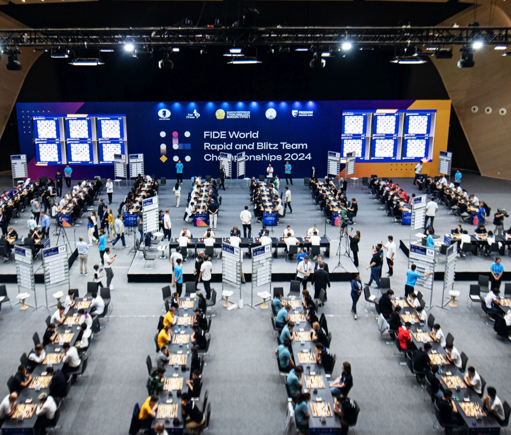 Chessy stuns defending champions WR Chess to lead World Rapid Teams after Day 1