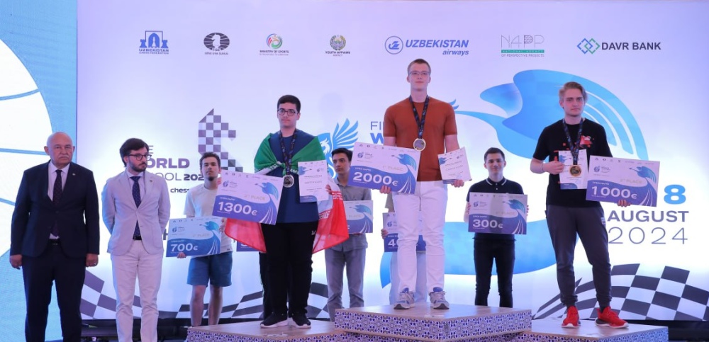 Winners crowned at FIDE World School R&B Championships