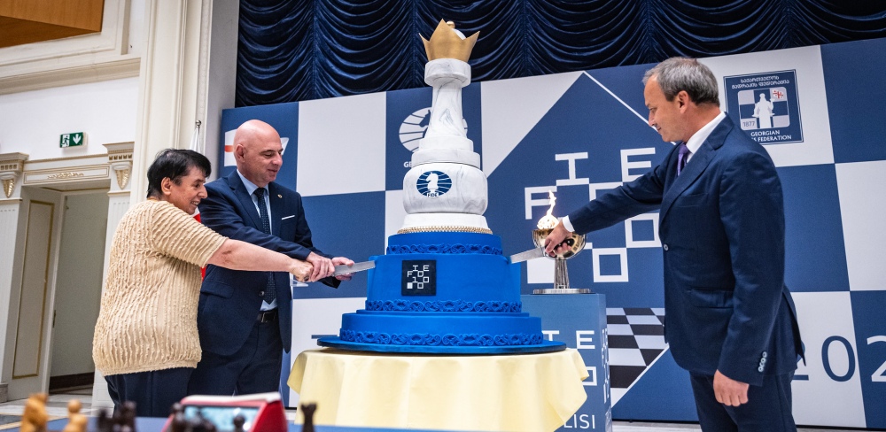 FIDE celebrates centenary in Tbilisi with chess legends