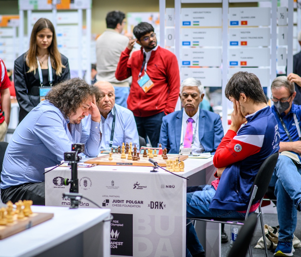 45th Chess Olympiad Round 4: Ukraine upsets USA, Vietnam beats Uzbekistan