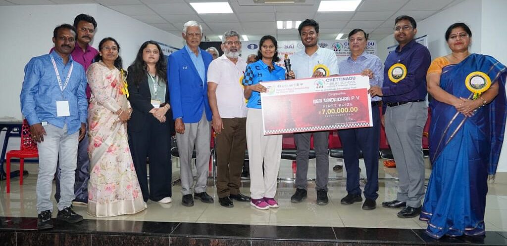 50th India Women’s Championship: P. V. Nandhidhaa wins maiden title