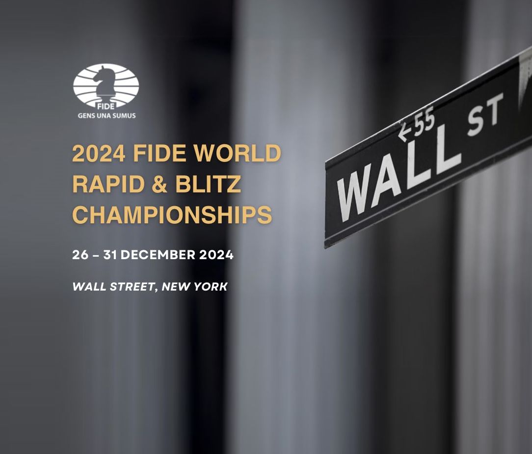 Iconic Wall Street venues to host 2024 World Rapid & Blitz Championship