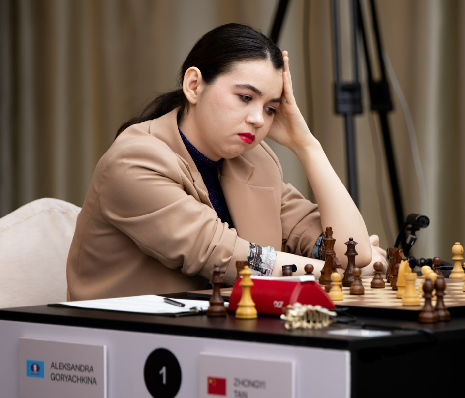 Goryachkina takes sole lead as fierce battles mark halfway point of WGP Shymkent