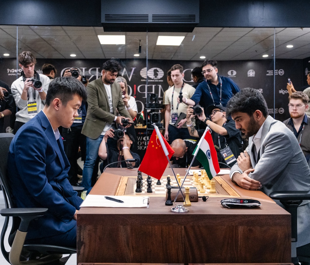 Ding Liren takes down Gukesh in the first game of title match