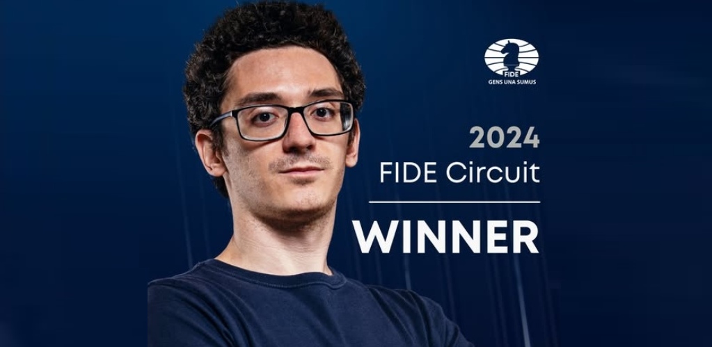 Fabiano Caruana wins FIDE Circuit 2024