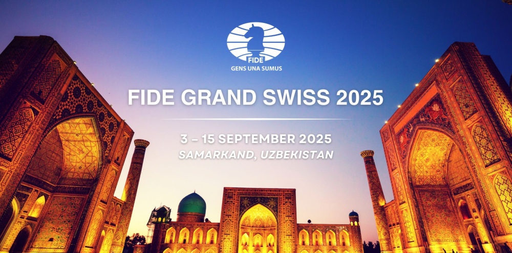 FIDE Grand Swiss 2025 to be held in Samarkand, Uzbekistan