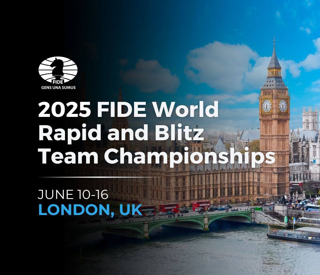 London to host FIDE World Rapid and Blitz Team Championships 2025