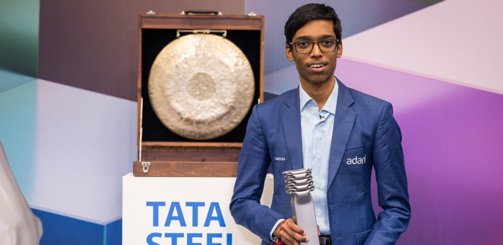 Praggnanandhaa R wins Tata Steel Masters 2025