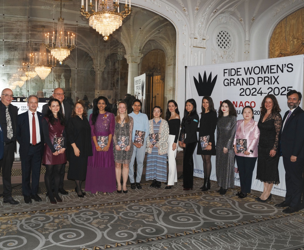 Third leg of FIDE WGP 2024-2025 kicks off in Monaco