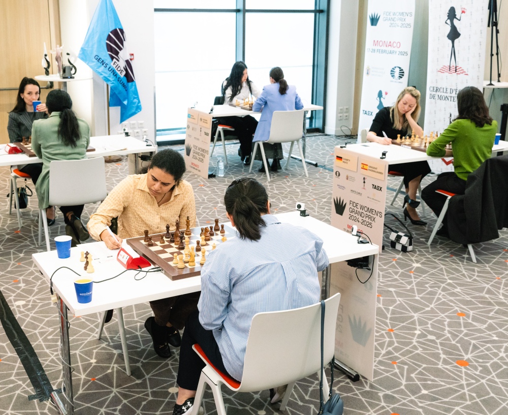 FIDE WGP in Monaco: Four in the lead after Round 3