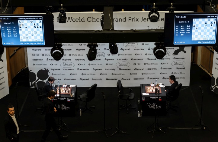 International Chess Federation on X: Ian Nepomniachtchi eliminated Maxime  Vachier-Lagrave and advances to the final of Jerusalem #GrandPrixFIDE! The  2nd classical game of their match finished in a draw. Nepomniachtchi needs  to