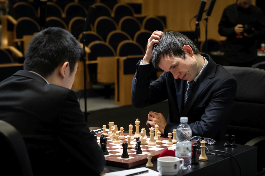 International Chess Federation on X: Ian Nepomniachtchi eliminated Maxime  Vachier-Lagrave and advances to the final of Jerusalem #GrandPrixFIDE! The  2nd classical game of their match finished in a draw. Nepomniachtchi needs  to