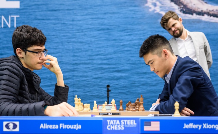 Caruana Solid Through Tata Steel First Half; Magnus, Firouzja