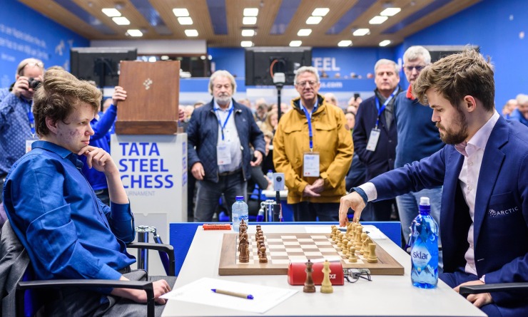 Caruana Solid Through Tata Steel First Half; Magnus, Firouzja Ahead