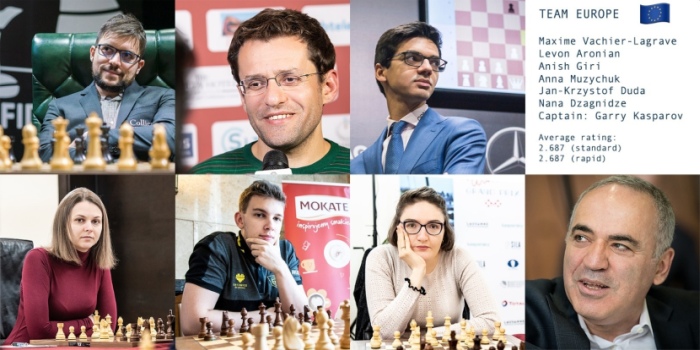 Team Europe for the FIDE Chess.com Online Nations Cup is confirmed