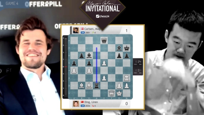 chess24 - Magnus Carlsen gets nothing with the London