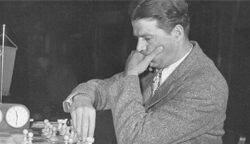 Capablanca at the 2nd Moscow International (1935).