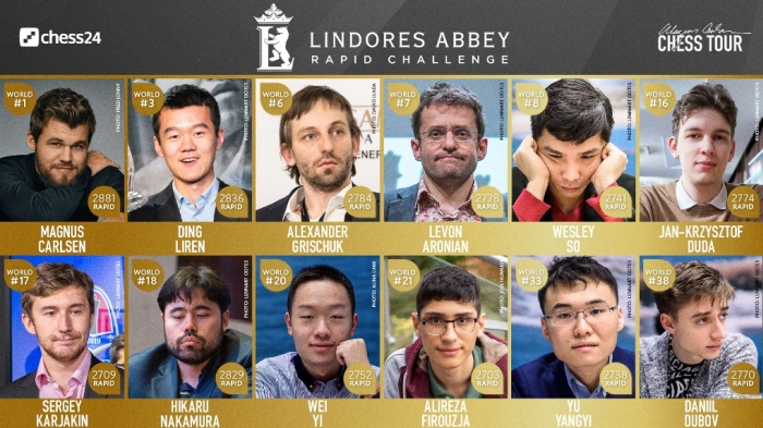 Carlsen and Ding Liren lead after Lindores Day 1