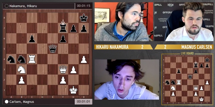 Lindores Abbey SF: Nakamura knocks out Carlsen, reaches final