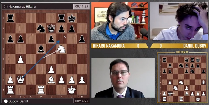 Hikaru Nakamura had a huge lead in the list of July's top Chess channels