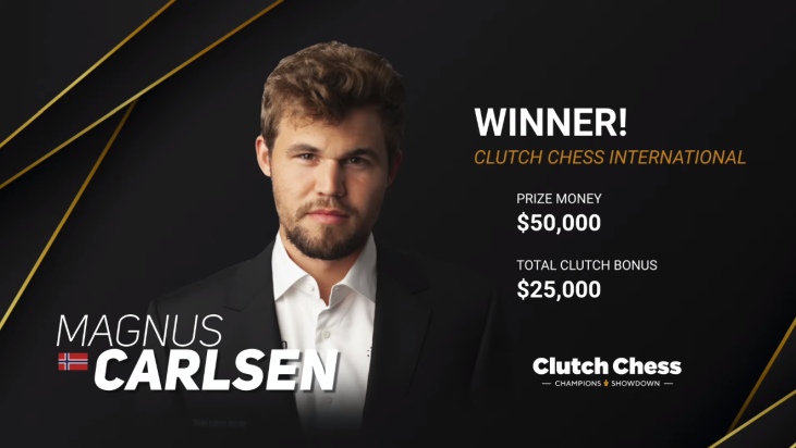 Carlsen wins richest online chess event in history