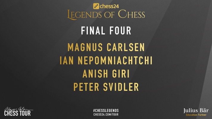 chess24 Legends 9: Carlsen ends Kramnik's hopes