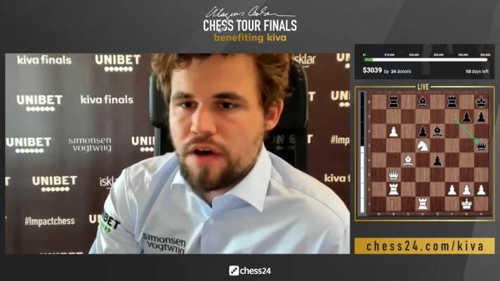 Carlsen and Ding Liren lead after Lindores Day 1