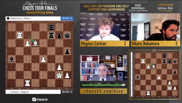 GRANDE FINAL AO VIVO - Magnus Carlsen Vs Nakamura - CHESS TOUR