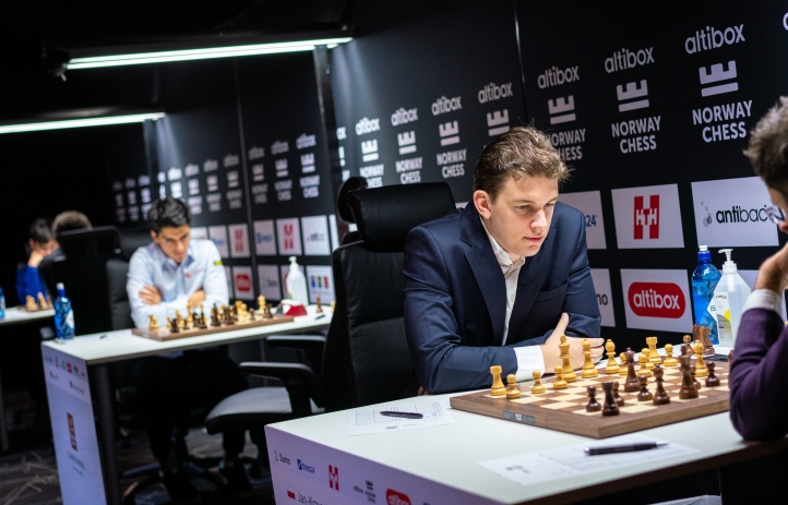 Jan Duda vs Alireza Firouzja, Altibox Norway Chess 2020