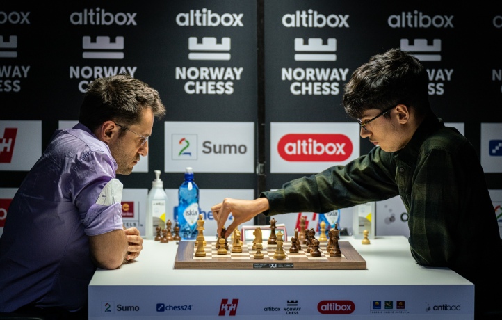 Carlsen - Tari, así fue la jornada 8 del Altibox Norway Chess