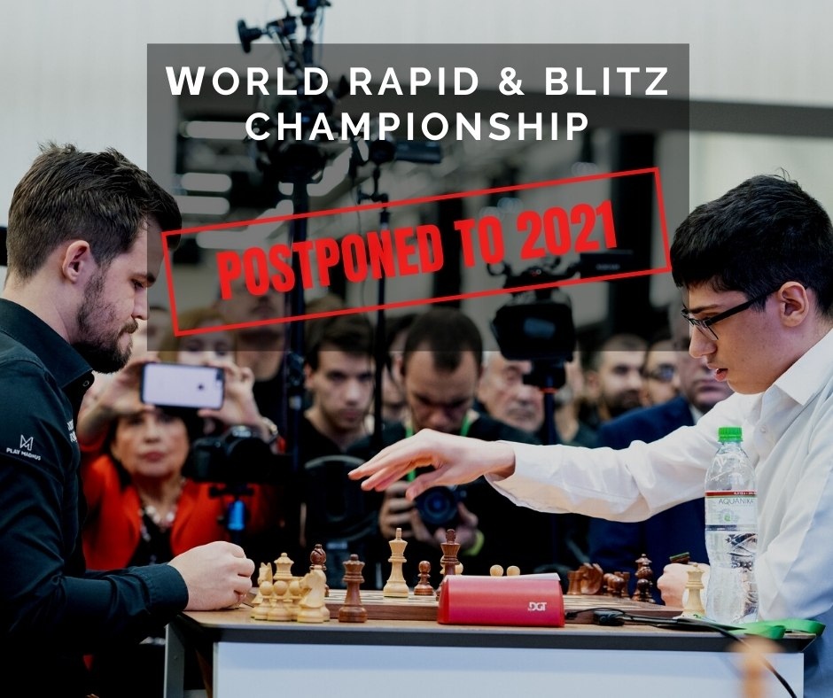 World Chess Championship Match Postponed To 2021 