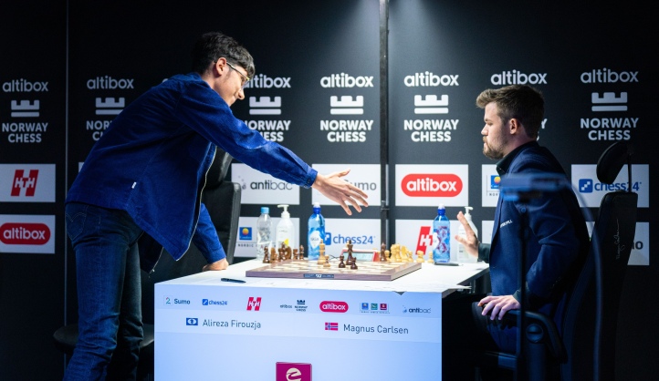 Magnus Carlsen vs Alireza Firouzja (2023)