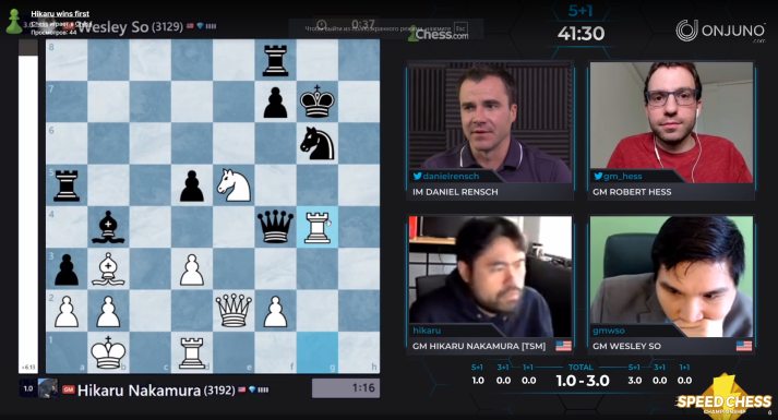 Hikaru Nakamura Wins 5th Speed Chess Championship