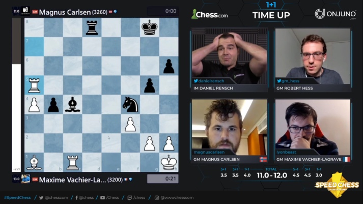 Vachier-Lagrave topples Carlsen to advance into final