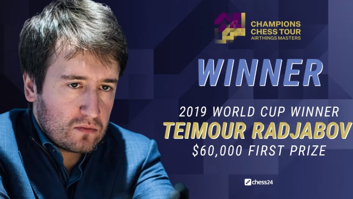 Teimour Radjabov wins the Airthings Masters