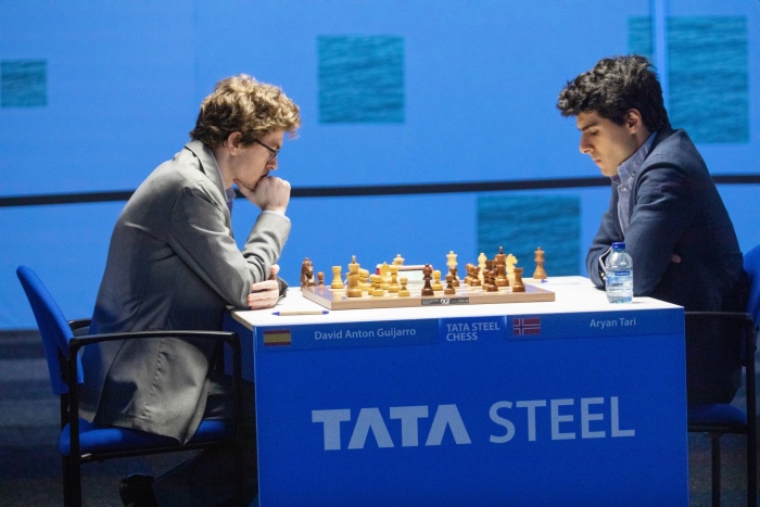 Tata Steel 2: Grandelius leads as Caruana grabs 1st win